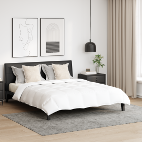 Edredón con almohada 3 pcs Blanco 200 x 220 cm Plumas