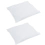 Edredón con almohada 3 pcs Blanco 200 x 220 cm Plumas