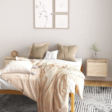 Wandschränke 2 Stück aus massivem Kiefernholz 45x30x35 cm von vidaXL, Regale und Regale - Ref: Foro24-813436, Preis: 70,35 €,...