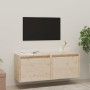 Wandschränke 2 Stück aus massivem Kiefernholz 45x30x35 cm von vidaXL, Regale und Regale - Ref: Foro24-813436, Preis: 70,35 €,...