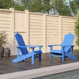 Adirondack Gartenstühle 2 Einheiten HDPE Aquablau von vidaXL, Gartenstühle - Ref: Foro24-3095695, Preis: 348,88 €, Rabatt: %