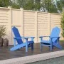 Adirondack garden chairs 2 units HDPE aqua blue by vidaXL, Garden chairs - Ref: Foro24-3095695, Price: 348,86 €, Discount: %
