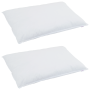 Edredón con almohada 3 pcs Blanco 260 x 220 cm Plumas