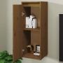 Wandschrank 2 Stück honigbraunes Kiefernholz 30x30x80 cm von vidaXL, Regale und Regale - Ref: Foro24-813502, Preis: 77,43 €, ...