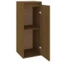 Wall cabinet 2 pcs honey brown pine wood 30x30x80 cm by vidaXL, Shelves and shelves - Ref: Foro24-813502, Price: 76,53 €, Dis...
