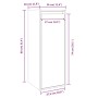 Wall cabinet 2 pcs honey brown pine wood 30x30x80 cm by vidaXL, Shelves and shelves - Ref: Foro24-813502, Price: 77,43 €, Dis...