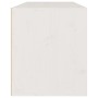 Solid white pine wood wall cabinet 80x30x35 cm by vidaXL, Shelves and shelves - Ref: Foro24-813457, Price: 67,41 €, Discount: %