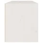 Solid white pine wood wall cabinet 80x30x35 cm by vidaXL, Shelves and shelves - Ref: Foro24-813457, Price: 70,51 €, Discount: %