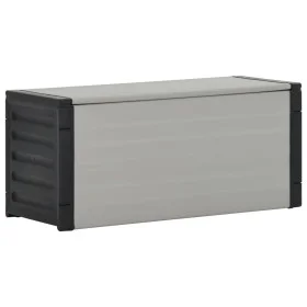 Gray garden waste bin 85x34x40 cm by vidaXL, Garbage cans and trash cans - Ref: Foro24-340988, Price: 60,44 €, Discount: %