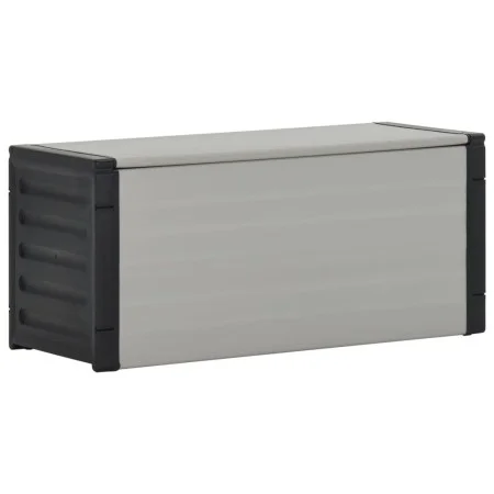 Gray garden waste bin 85x34x40 cm by vidaXL, Garbage cans and trash cans - Ref: Foro24-340988, Price: 60,44 €, Discount: %