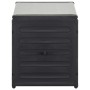 Gray garden waste bin 85x34x40 cm by vidaXL, Garbage cans and trash cans - Ref: Foro24-340988, Price: 64,12 €, Discount: %