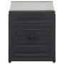 Gray garden waste bin 85x34x40 cm by vidaXL, Garbage cans and trash cans - Ref: Foro24-340988, Price: 60,44 €, Discount: %
