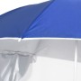 Beach umbrella with blue side walls 215 cm by vidaXL, Umbrellas - Ref: Foro24-318837, Price: 28,86 €, Discount: %