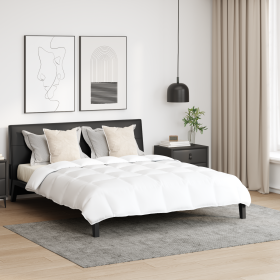 Edredón Otro con almohada 3 pcs Blanco 240 x 220 cm Plumas