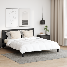 Edredón Otro con almohada 3 pcs Blanco 260 x 220 cm Plumas