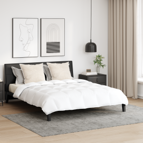 Edredón Otro con almohada 3 pcs Blanco 260 x 220 cm Plumas