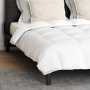 Edredón Otro con almohada 3 pcs Blanco 240 x 260 cm Plumas