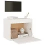 Hängeschrank aus massivem Kiefernholz weiß 45x30x35 cm von vidaXL, Regale und Regale - Ref: Foro24-813437, Preis: 39,48 €, Ra...