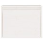Hängeschrank aus massivem Kiefernholz weiß 45x30x35 cm von vidaXL, Regale und Regale - Ref: Foro24-813437, Preis: 40,03 €, Ra...