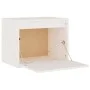 Hängeschrank aus massivem Kiefernholz weiß 45x30x35 cm von vidaXL, Regale und Regale - Ref: Foro24-813437, Preis: 39,48 €, Ra...