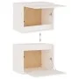 Hängeschrank aus massivem Kiefernholz weiß 45x30x35 cm von vidaXL, Regale und Regale - Ref: Foro24-813437, Preis: 39,48 €, Ra...