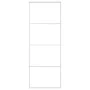 ESG glass and aluminum sliding door 76x205 cm white by vidaXL, Doors for the home - Ref: Foro24-151656, Price: 153,39 €, Disc...