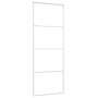ESG-Glas- und Aluminium-Schiebetür 76x205 cm weiß von vidaXL, Türen für zu Hause - Ref: Foro24-151656, Preis: 156,08 €, Rabat...