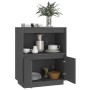 Solid gray pine wood sideboard 60x34x75 cm by vidaXL, Sideboards - Ref: Foro24-813522, Price: 66,67 €, Discount: %
