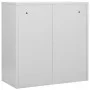 Armarios taquilla 5 uds acero gris claro y azul 90x45x92,5 cm de vidaXL, Taquillas y armarios de almacenamiento - Ref: Foro24...