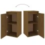 Wandschrank 2 Stück honigbraunes Kiefernholz 30x30x60 cm von vidaXL, Regale und Regale - Ref: Foro24-813492, Preis: 70,24 €, ...