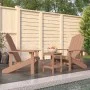 Adirondack-Gartenstühle mit braunem HDPE-Tisch von vidaXL, Gartenstühle - Ref: Foro24-3095706, Preis: 334,49 €, Rabatt: %
