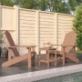 Adirondack-Gartenstühle mit braunem HDPE-Tisch von vidaXL, Gartenstühle - Ref: Foro24-3095706, Preis: 341,52 €, Rabatt: %