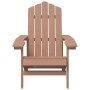 Adirondack-Gartenstühle mit braunem HDPE-Tisch von vidaXL, Gartenstühle - Ref: Foro24-3095706, Preis: 341,52 €, Rabatt: %