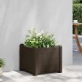 Arriate de jardín PP mocha 43x43x35 cm