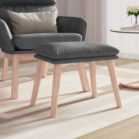 Reposapiés de tela gris claro 45x29,5x35 cm von vidaXL, Osmanen - Ref: Foro24-341424, Preis: 36,78 €, Rabatt: %