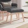 Reposapiés de tela gris claro 45x29,5x35 cm von vidaXL, Osmanen - Ref: Foro24-341424, Preis: 36,78 €, Rabatt: %