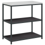 Juego de Almacenamiento de Cocina 2 pcs Negro 150 x 50 x 92 cm