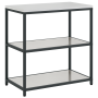 Juego de Almacenamiento de Cocina 2 pcs Plata 150 x 50 x 92 cm