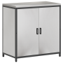 Juego de Almacenamiento de Cocina 2 pcs Plata 150 x 50 x 92 cm