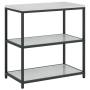 Juego de Almacenamiento de Cocina 2 pcs Plata 150 x 50 x 92 cm