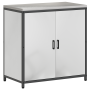 Juego de Almacenamiento de Cocina 2 pcs Plata 150 x 50 x 92 cm