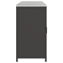 Juego de Almacenamiento de Cocina 3 pcs Negro 210 x 50 x 92 cm