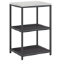 Juego de Almacenamiento de Cocina 3 pcs Negro 180 x 50 x 92 cm