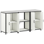 Juego de Almacenamiento de Cocina 3 pcs Blanco 180 x 50 x 92 cm
