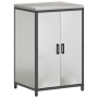 Juego de Almacenamiento de Cocina 3 pcs Plata 180 x 50 x 92 cm