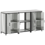 Juego de Almacenamiento de Cocina 3 pcs Plata 180 x 50 x 92 cm