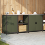 Conjunto de Almacenamiento para Cocina 3 pcs Verde Oliva