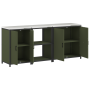 Conjunto de Almacenamiento para Cocina 3 pcs Verde Oliva