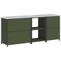 Conjunto de Almacenamiento para Cocina 3 pcs Verde Oliva