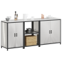 Conjunto de Almacenamiento para Cocina 3 pcs Plateado